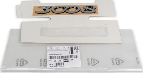 3008 Yazı Psa 3008 B.M 2016- (Oem No: 98179007Dx)