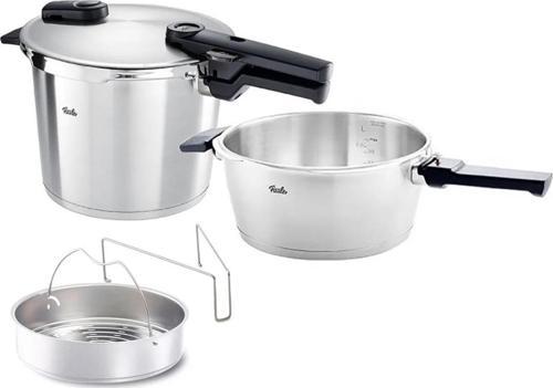 Vitaquick Premium Mat 8+4 Litre Düdüklü Tencere + Buharda Pişirme Aparatı