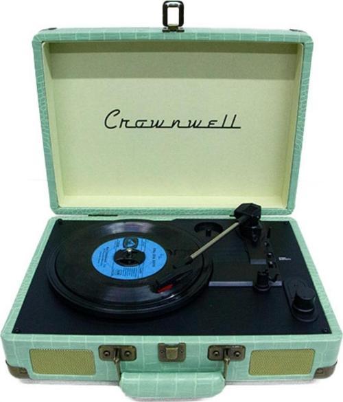 Pikap Suitcase CR Series Elektronik Bluetooth Hoparlör Plakçalar CW002-LG