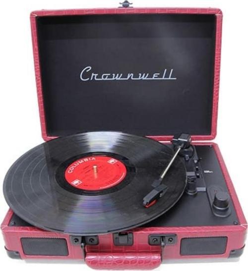 Pikap Suitcase CR Series Bordo Elektronik Bluetooth Hoparlör Plakçalar CW002-CH