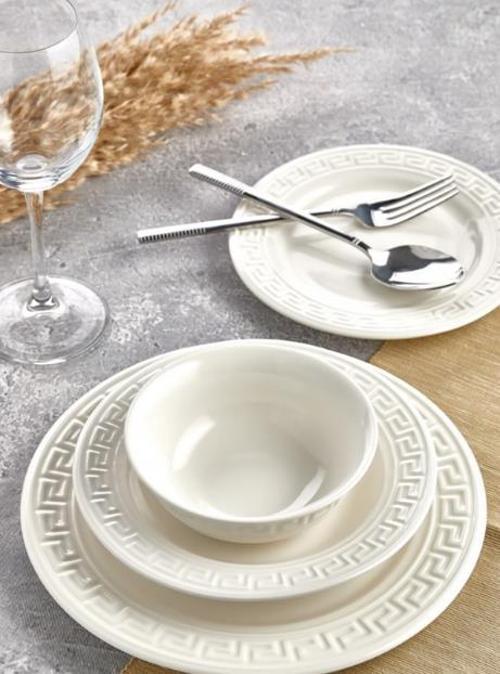 CKR4003 Göbeklitepe Serisi 24 Parça 6 Kişilik Yemek Takımı