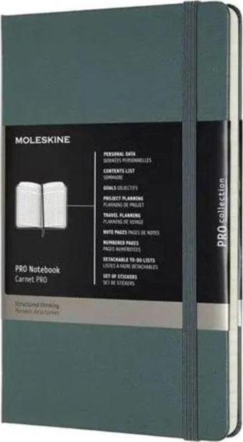 Pro Notebook Lg Hard Forest Green