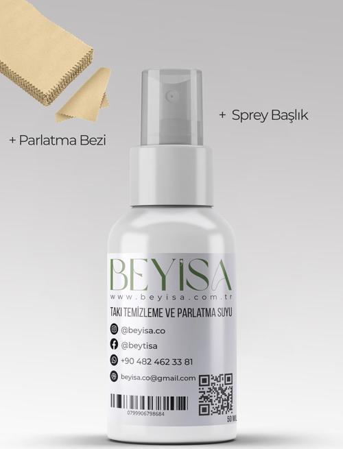 Bakım Kiti Serisi Mücevher Altın ve Gümüş Takı Temizleme ve Parlatma Suyu 50 ml