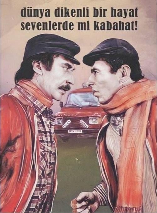 Çiçek Abbas Sevenlerde Mi Kabahat Ahşap Retro Vintege Poster