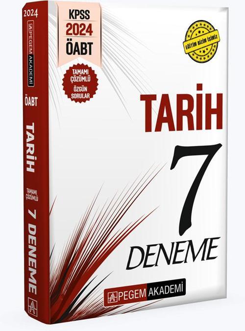 2024 KPSS ÖABT Tarih Öğretmenliği Tamamı Çözümlü 7 Deneme