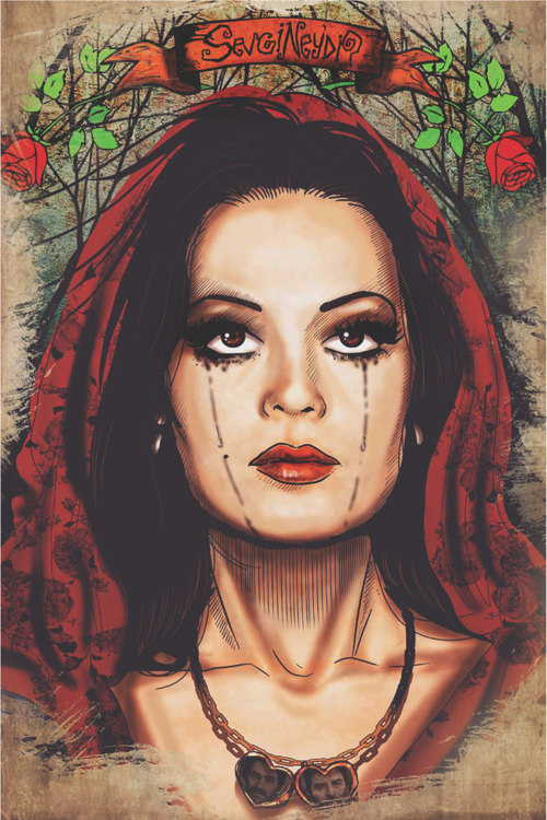 Sevgi Neydi? Türkan Şoray Portreli Retro Ahşap Tablo – Duygusal İllüstrasyon Tasarımı