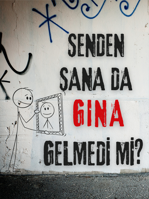 Senden Sana da Gına Gelmedi Mi Dekoratif Ahşap Tablo