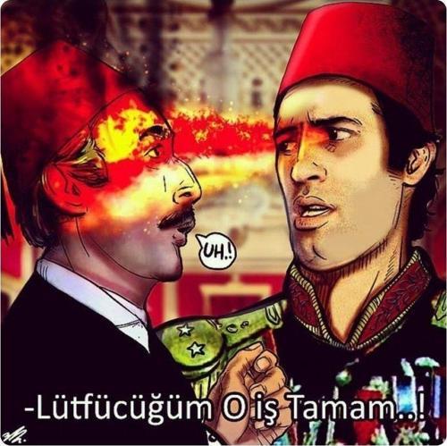 Tosun Paşa Lütfücüğüm Ahşap Retro Vintage Poster 