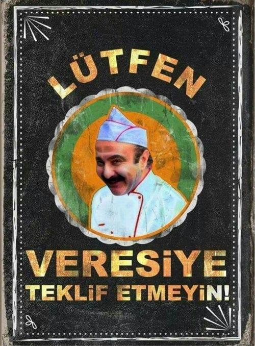 Veresiye Teklif Etmeyin Esprili Ahşap Dekoratif Tablo