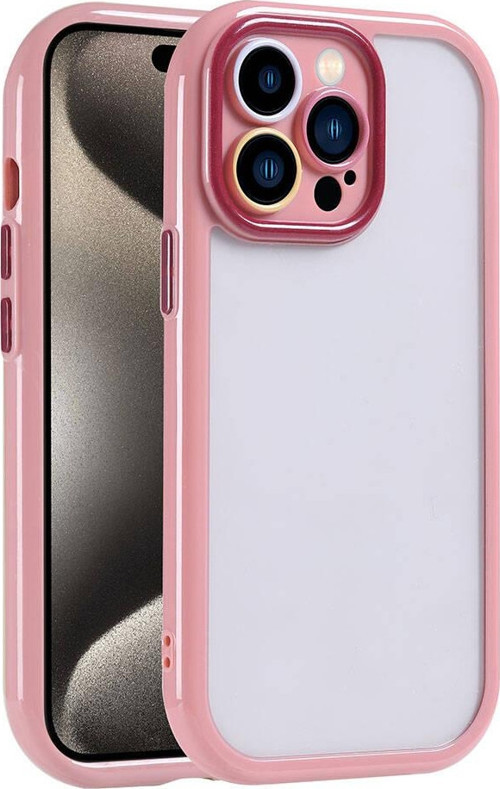 Apple iPhone 15 Pro Kılıf Kamera Korumalı Renkli Kenar ve Çerçeve Tasarımlı Zore Vitamin Kapak