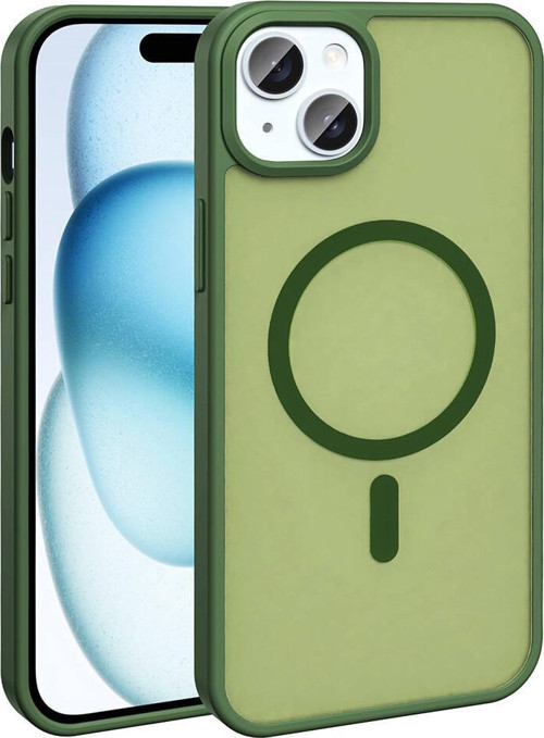Apple iPhone 15 Kılıf M-safe Şarj Özellikli Mat Arka Yüzey Zore Sio Kapak