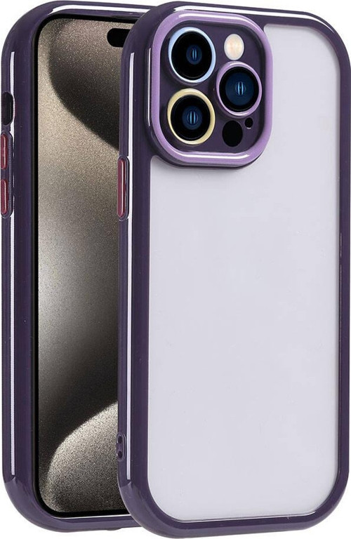 Apple iPhone 15 Pro Kılıf Kamera Korumalı Renkli Kenar ve Çerçeve Tasarımlı Zore Vitamin Kapak