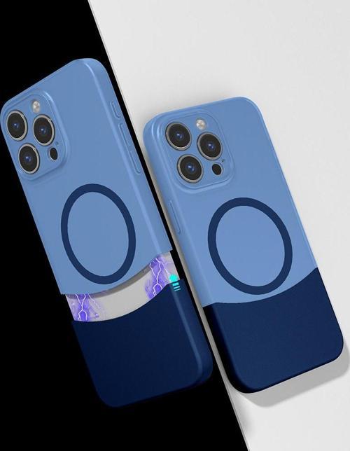 Apple iPhone 15 Pro Kılıf M-Safe Şarj Özellikli Mıknatıslı Zore Duble Kapak