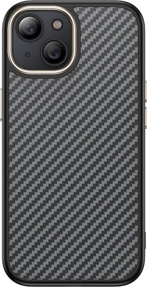 Apple iPhone 15 Kılıf M-safe Şarj Özellikli Karbon Fiber Görünümlü Zore Antina Kapak
