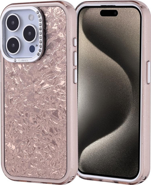Apple iPhone 15 Pro Kılıf Taşlı Tasarımlı Zore Kapi Kapak