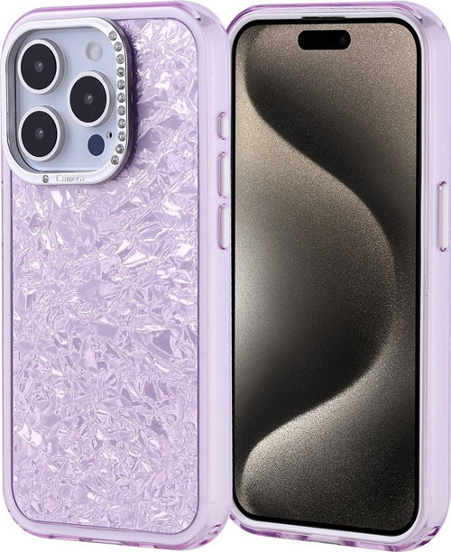 Apple iPhone 15 Pro Kılıf Taşlı Tasarımlı Zore Kapi Kapak