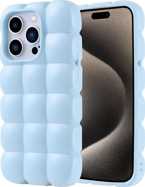 Apple iPhone 15 Pro Kılıf Parlak Esnek Silikon Zore Dom Dom Kapak