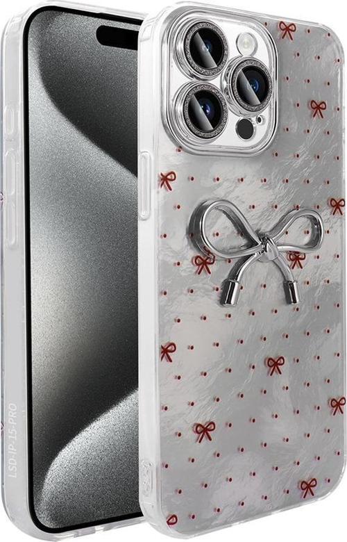 Apple iPhone 15 Pro Kılıf Kamera Korumalı Figürlü Zore Ponti Silikon Kapak