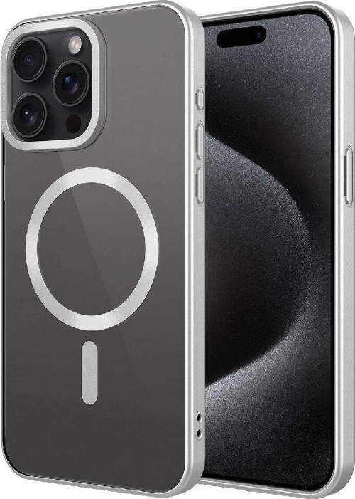Apple iPhone 15 Pro Max Kılıf Mat Tasarımlı M-safe Wireless Şarj Özellikli Zore Mat Setro Kapak