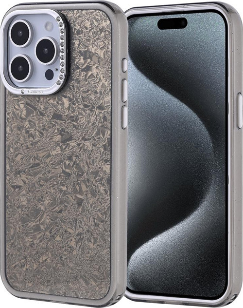 Apple iPhone 15 Pro Max Kılıf Taşlı Tasarımlı Zore Kapi Kapak