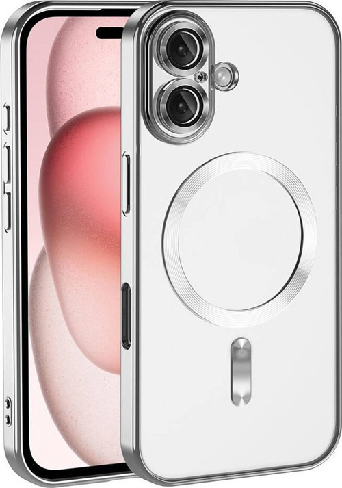 Apple iPhone 16 Kılıf Kamera Korumalı M-safe Wireless Şarj Özellikli Zore Demre Kapak