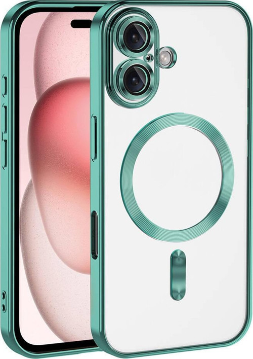 Apple iPhone 16 Kılıf Kamera Korumalı M-safe Wireless Şarj Özellikli Zore Demre Kapak