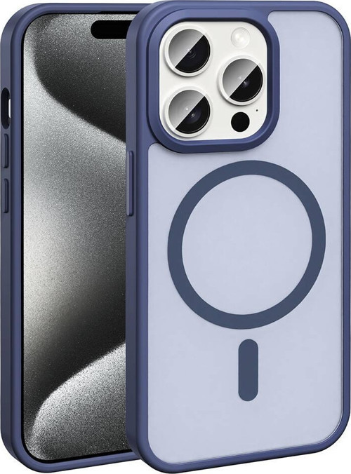 Apple iPhone 15 Pro Max Kılıf M-safe Şarj Özellikli Mat Arka Yüzey Zore Sio Kapak