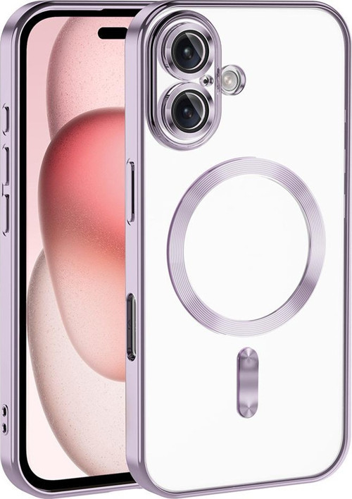 Apple iPhone 16 Kılıf Kamera Korumalı M-safe Wireless Şarj Özellikli Zore Demre Kapak