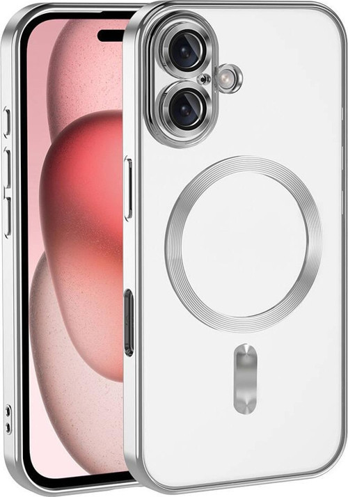 Apple iPhone 16 Kılıf Kamera Korumalı M-safe Wireless Şarj Özellikli Zore Demre Kapak