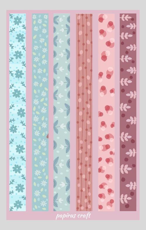 Şerit Desenli 6 Lı Bant Sticker Çıkartma