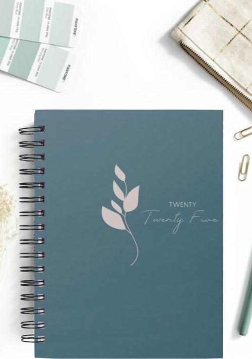 A5 Spiralli Süresiz Planlayıcı Ajanda-12 Aylık-Sade Modeller