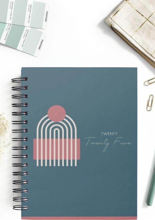 A5 Spiralli Süresiz Planlayıcı Ajanda-12 Aylık-Sade Modeller