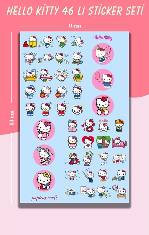 46 Lı Hello Kitty Sticker