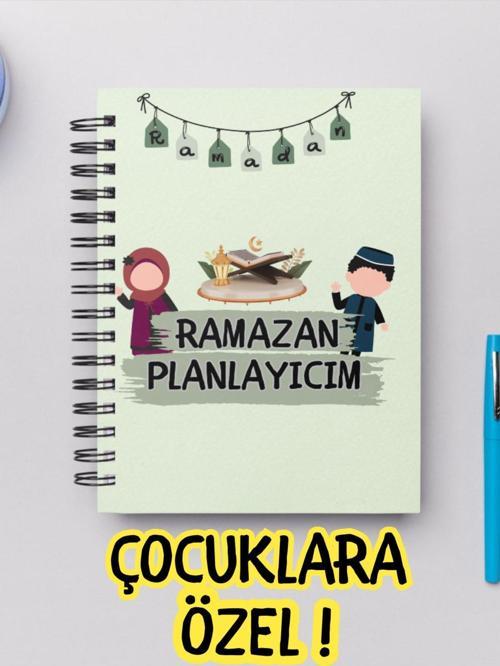 Ramazan Planlayıcısı (Çocuklar Için ) , Bol Stickerlı , Ramazan Ajandası