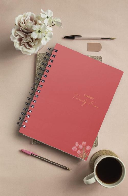 A5 Spiralli Süresiz Planlayıcı Ajanda-12 Aylık-Sade Modeller