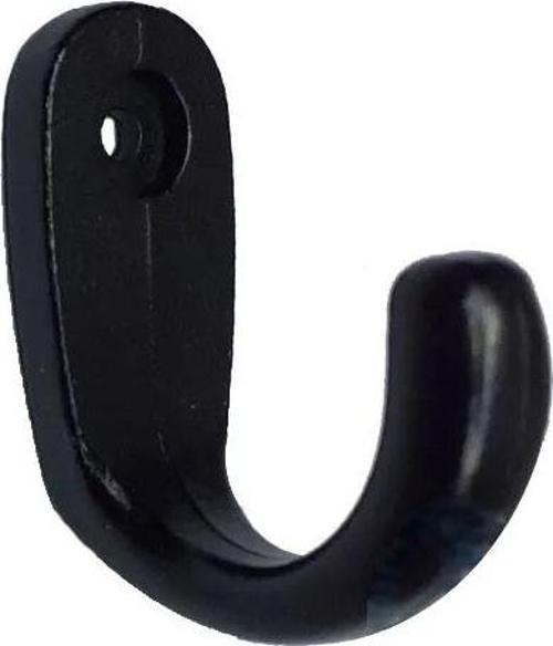 Büyük Tekli Fincan Askı, Dekor Askısı - Siyah, 100 Adet, 12x23x30 Mm