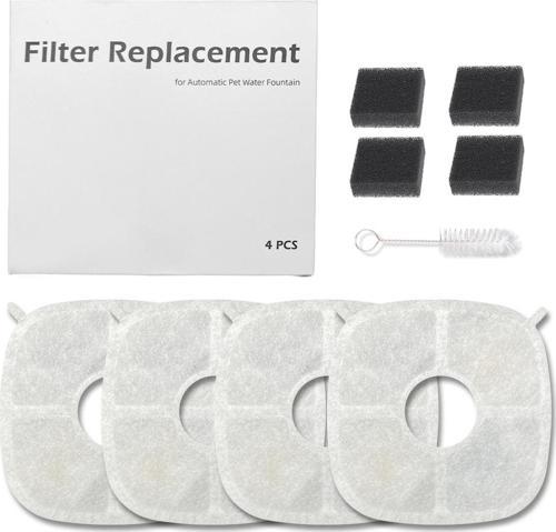 Wf013 Otomatik Seramik Kedi Su Sebili İçin Filtre Seti (4 Adet)