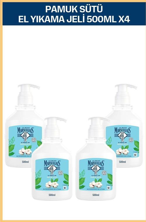 Nemlendirici Sıvı Sabun Pamuk Sütü 500 Ml X4 Ekonomik Paket