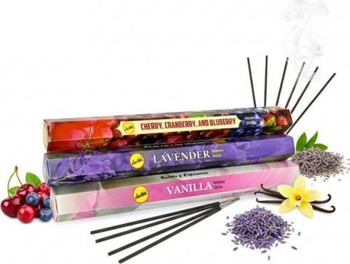 - Okay 5711 3’lü Tütsü Seti – Vanilya / Lavanta / Kiraz - 60 Adet