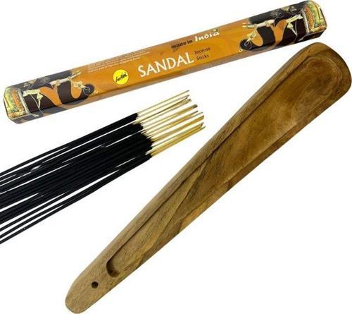 - Okay 5711 4049 El Yapımı Doğal Suar Ağacı Ahşap Tütsülük - Tütsü Hediyeli