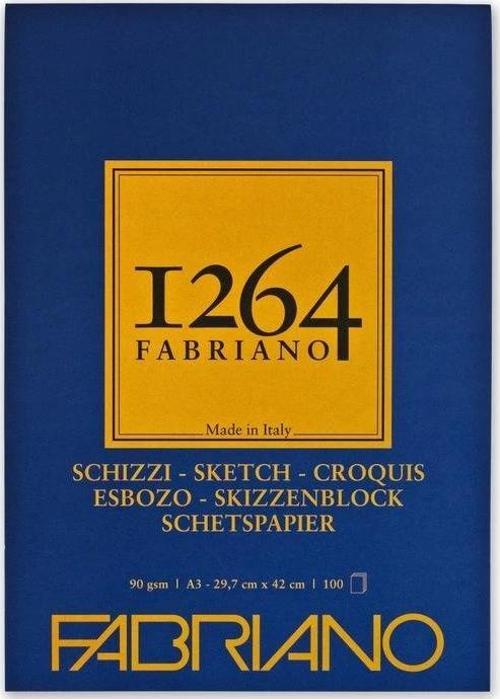 1264 Sketch Paper Eskiz Çizim Defteri 90 gr. A3 100 yaprak