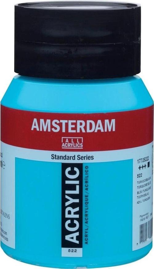 Amsterdam Akrilik Boya 500 ml. 522 Turquoise Blue