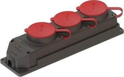 Grup Pri̇z 3X25A 3 Lü Kauçuk 4012