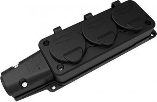 Bemi̇s 1/16A Kauçuk Monofaze Üçlü Grup Pri̇z Ip54 BEM BK1-1402-3613