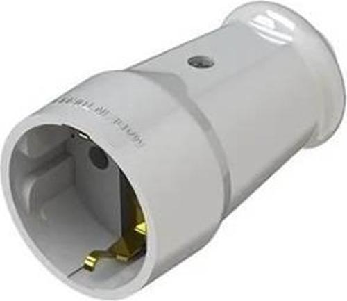 Taşinabi̇li̇r Toprakli Pri̇z Beyaz 1008