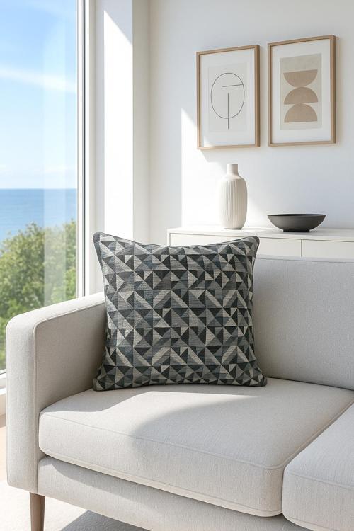 Jakar Kırlent Kılıfı Gri V1 45x45