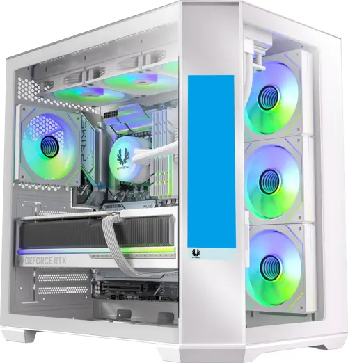 Digital T10 EF White 850W 8.8″ Ekran 80+ Bronze WT10EFBBW850-4A 4x120mm ARGB Fan ATX Temperli Cam Beyaz Gaming