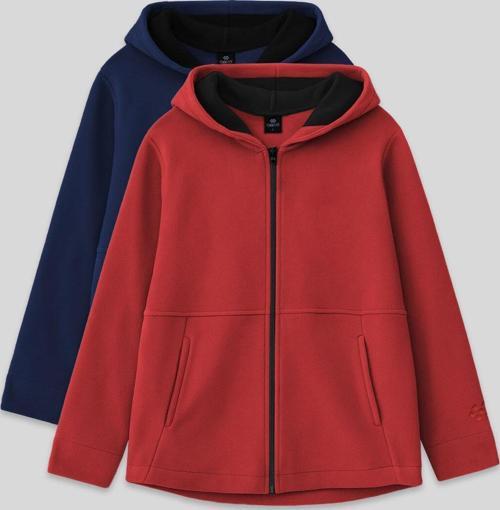 Standart Fit Kapüşonlu 2li Paket İndigo-Fiesta Kız Çocuk Sweatshirt - 75152