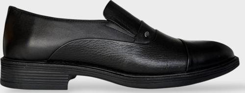 Erkek Hakiki Deri Ayakkabı SİYAH - FÜME