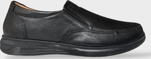 Erkek Günlük Hakiki Deri Ortopedik Ayakkabı SİYAH